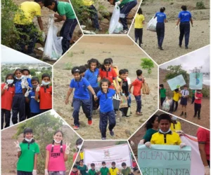 Labour Donation drive in Cleaning the environment was conducted by the students and staff of Dr